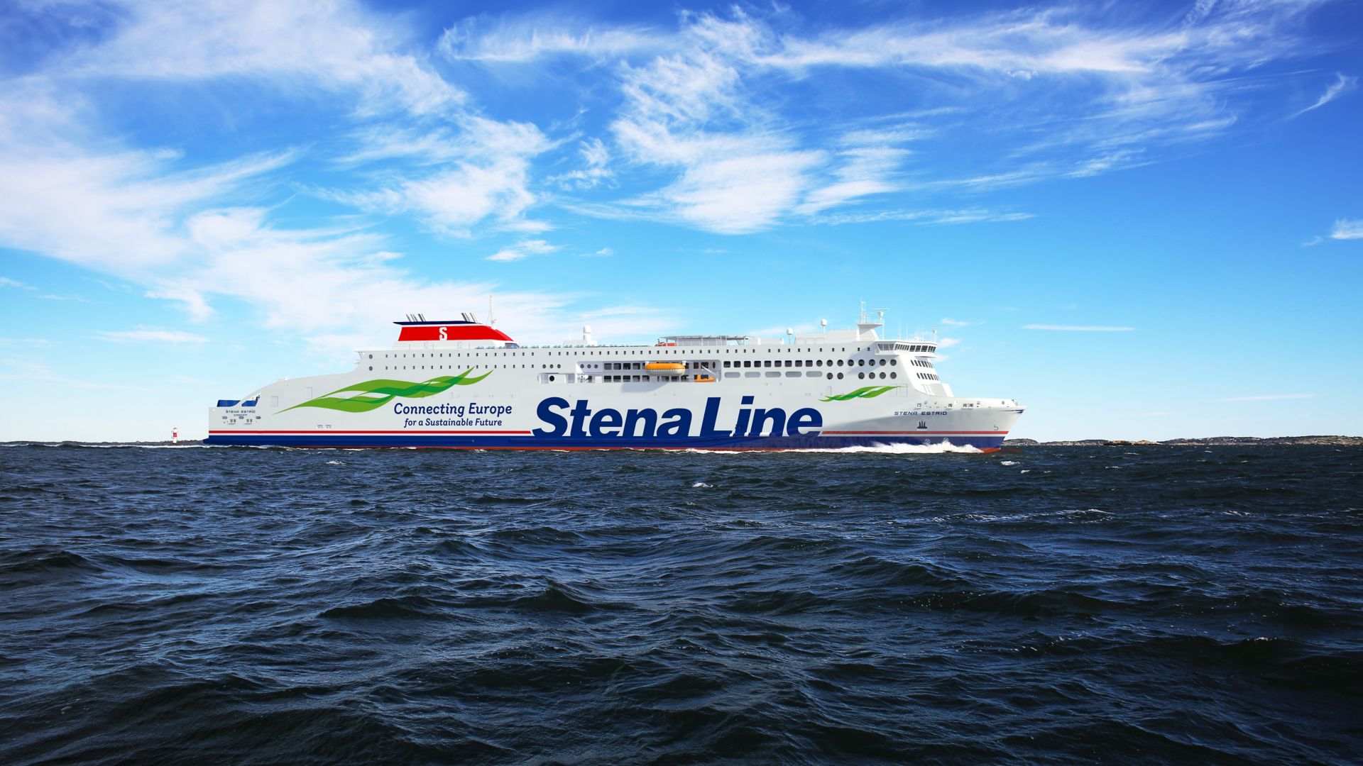 Stena Estrid at sea