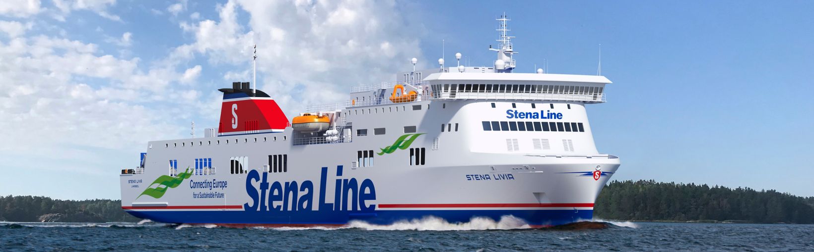 Stena Livia lautta merellä