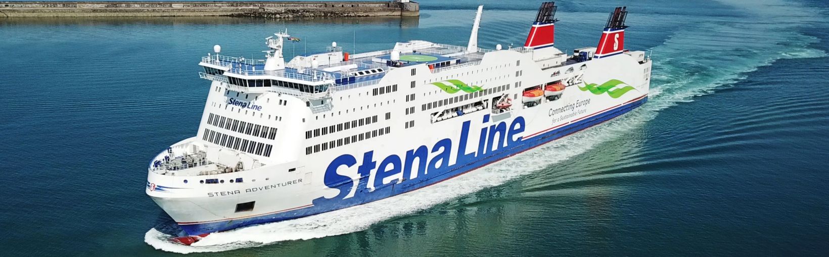 Stena Adventurer ferry at sea