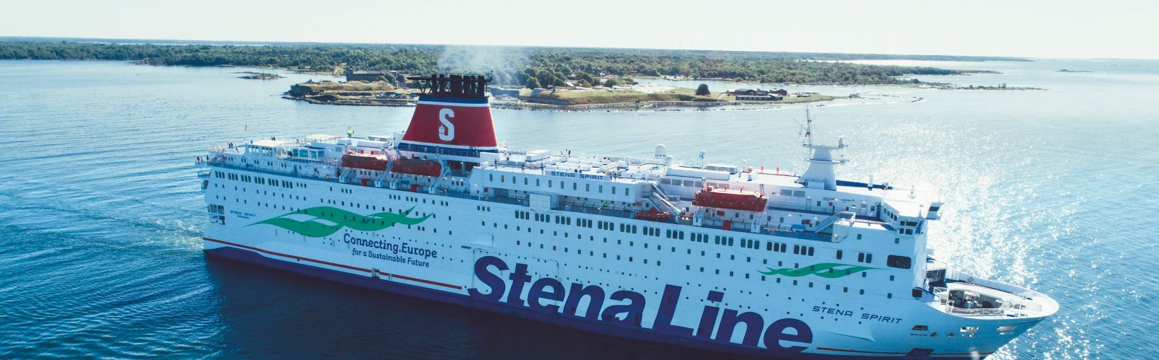 Stena Spirit ferry at sea