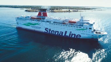 Stena Spirit ferry at sea