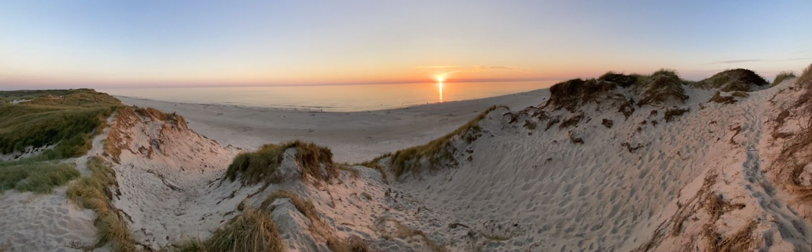 Sunset on the Skagen Beach