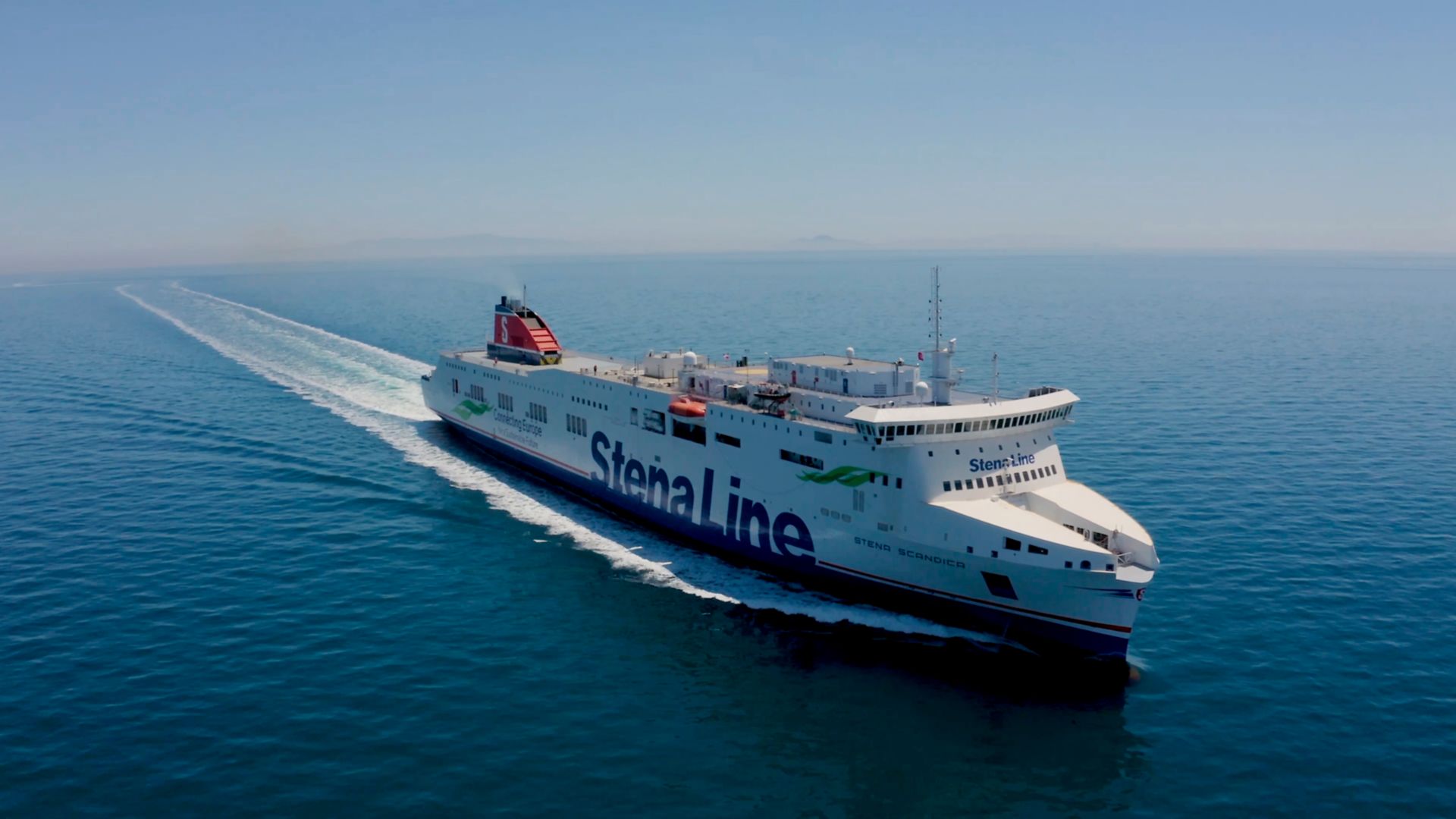 Stena Scandica ferry en mer