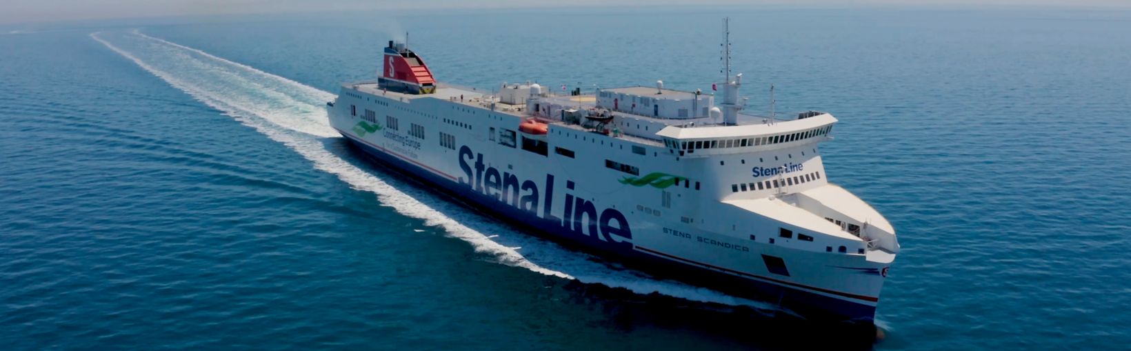 Stena Scandica ferry en el mar