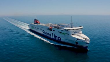 Stena Scandica ferry en el mar