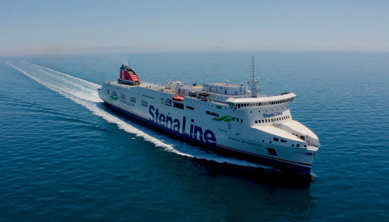Stena Scandica ferry at sea