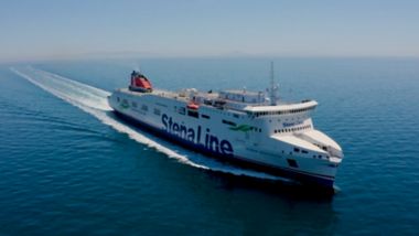 Stena Scandica en el mar