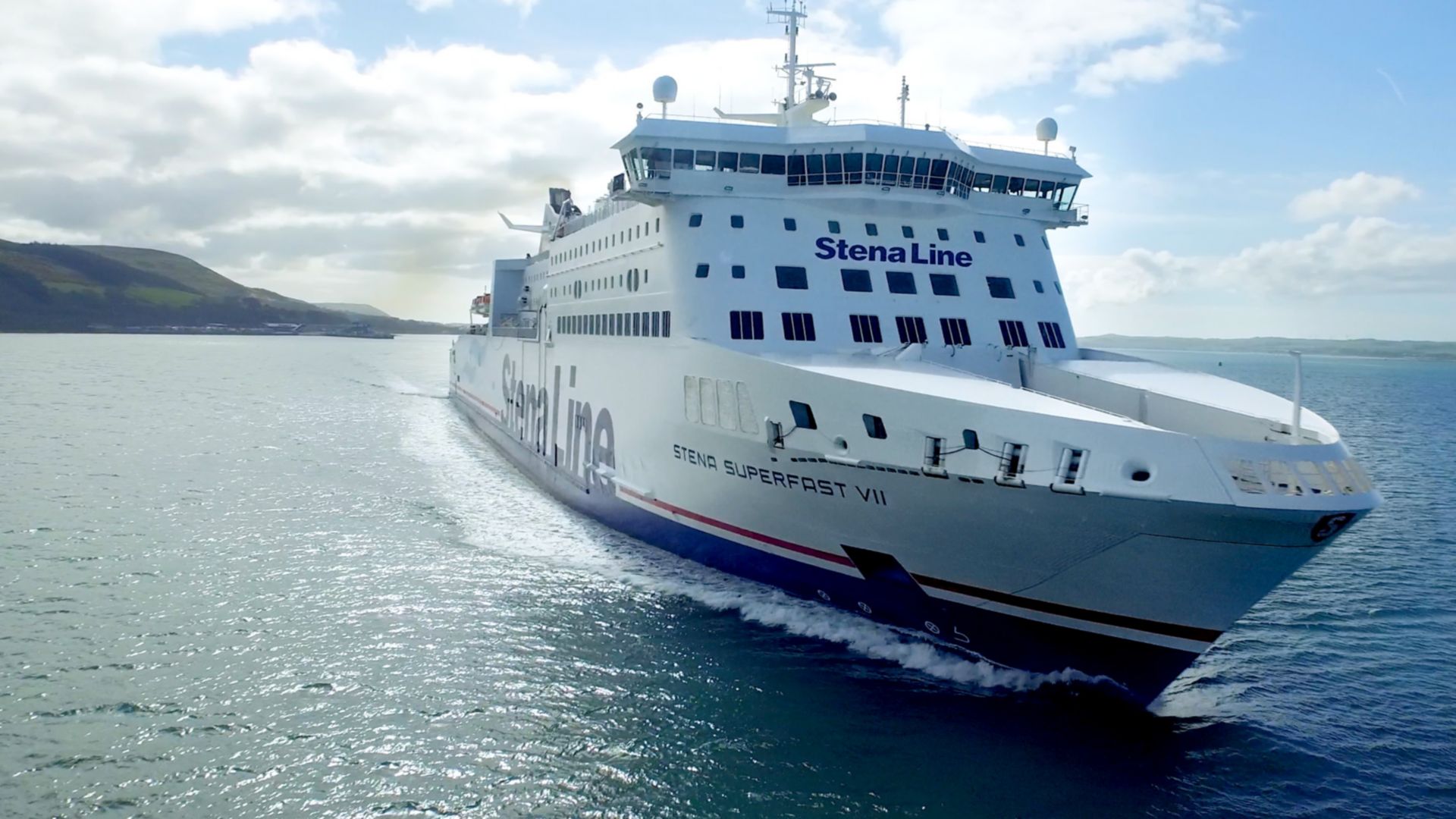Stena Superfast VII ferry en mer