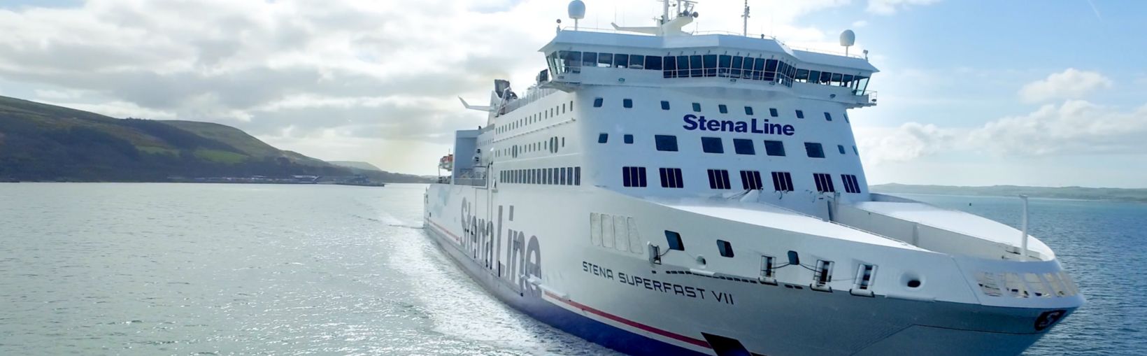 Stena Superfast VII veerboot op zee