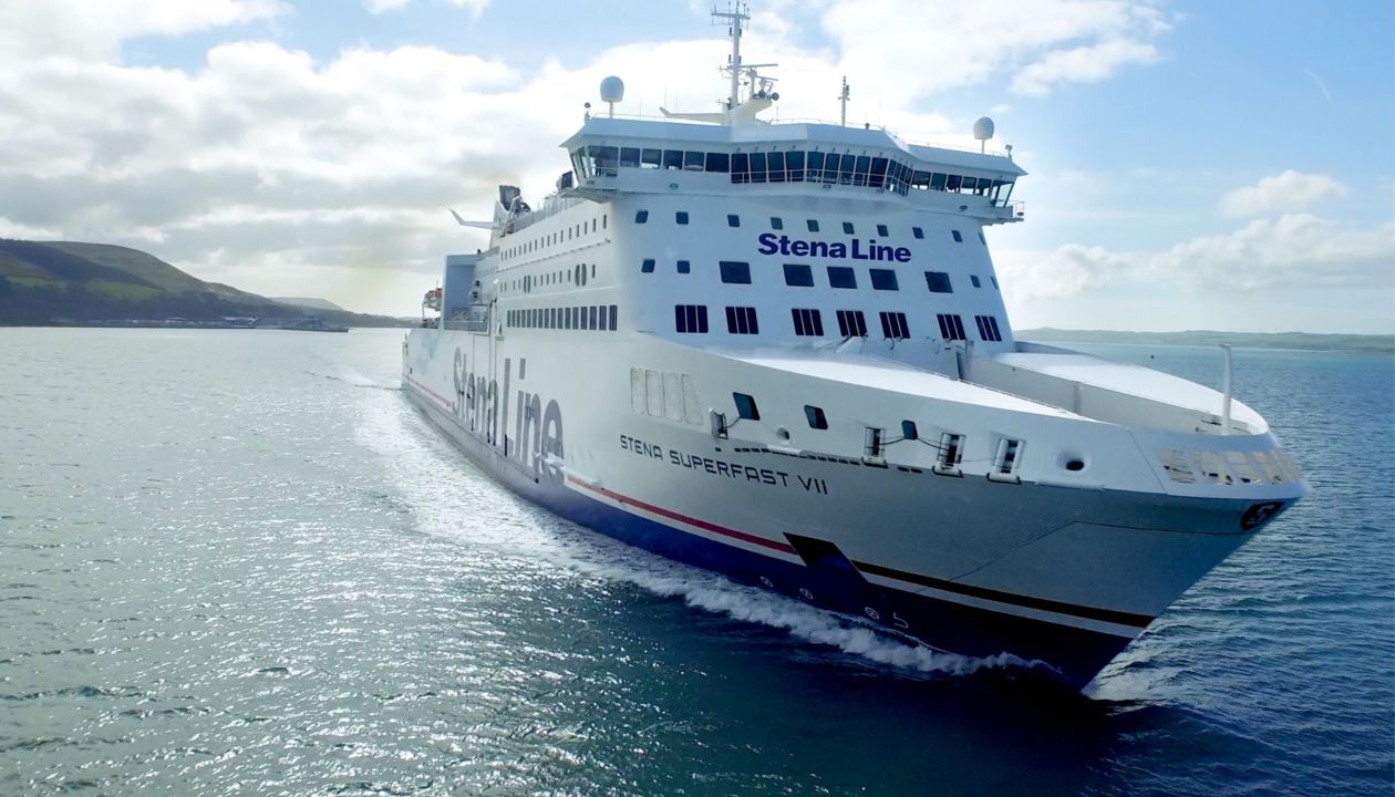 Stena Superfast VII ferry at sea