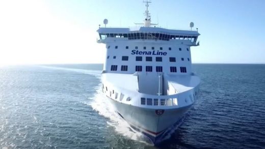 Stena Superfast VIII ferry at sea