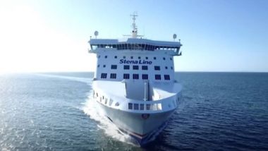 Stena Superfast VIII en el mar