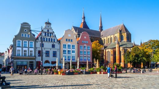 Rostock, Neuer Markt, Deutschland 