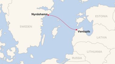 Parvlaevaga Nynäshamni ja Ventspilsi