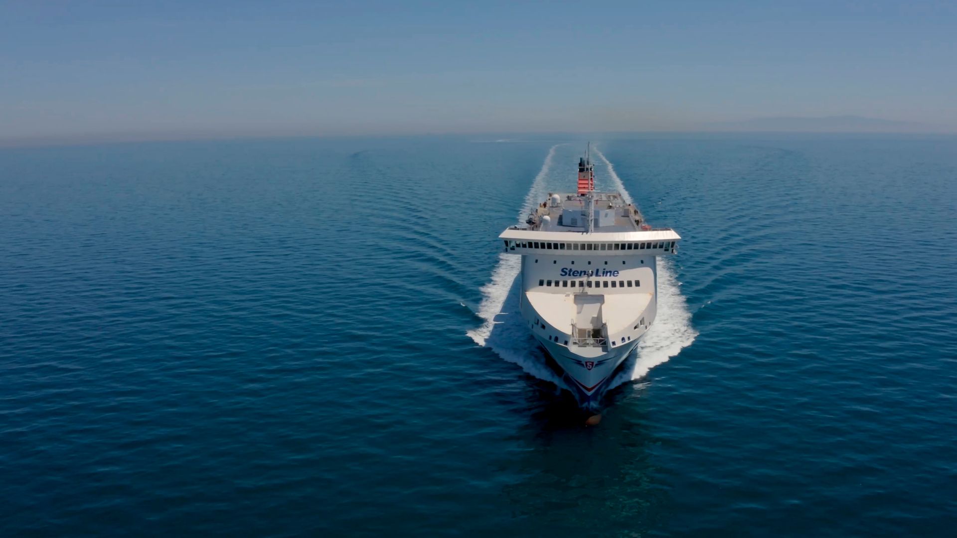 A Stena Line Ferry sailing towards you