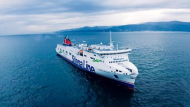 Stena Baltica en el mar