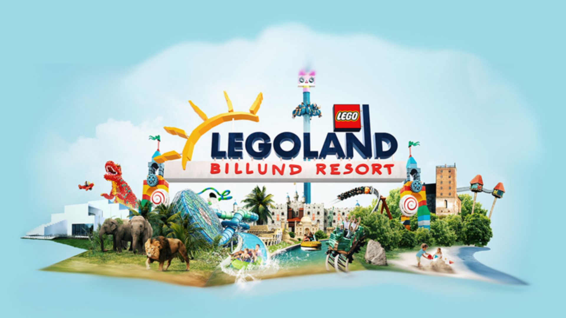 Bannière de héros Legoland Billund Resort
