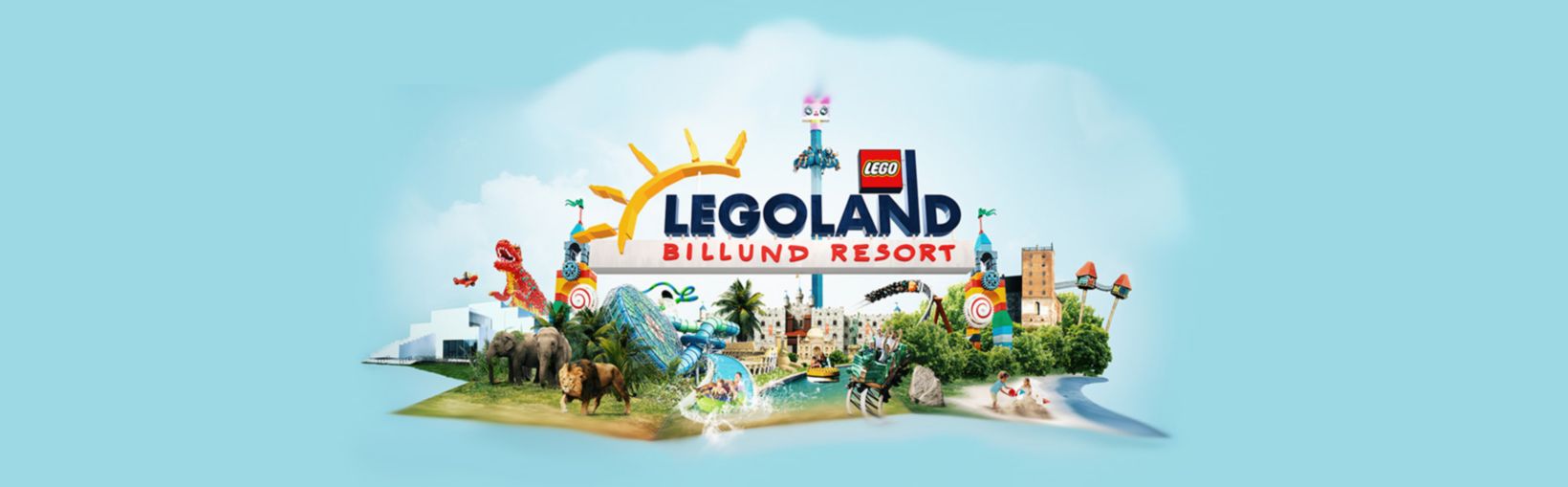 Legoland Billund Resort held banner