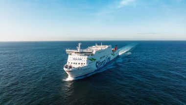 Stena Germanica en el mar