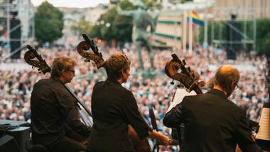 Performance during the Gothenburg Culture Festival 2018 at GÃ¶taplatsen.