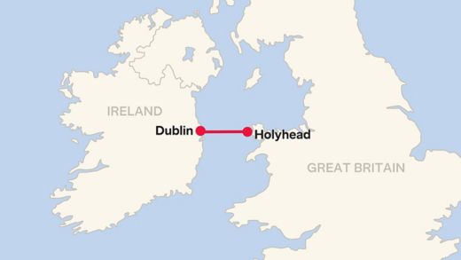 Dublin - Holyhead Routemap 2025