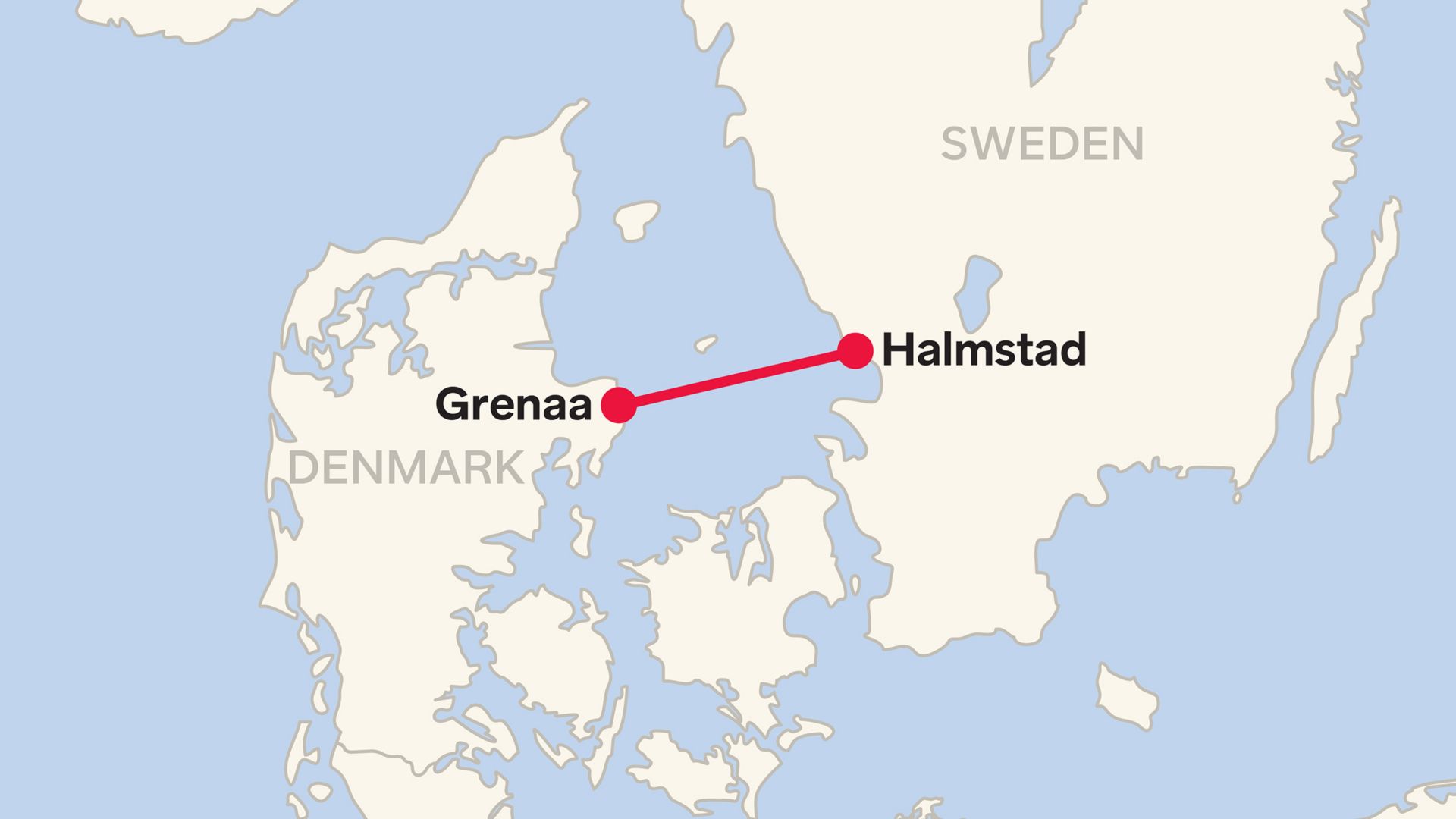 Halmstad - Grenaa Routemap 2025