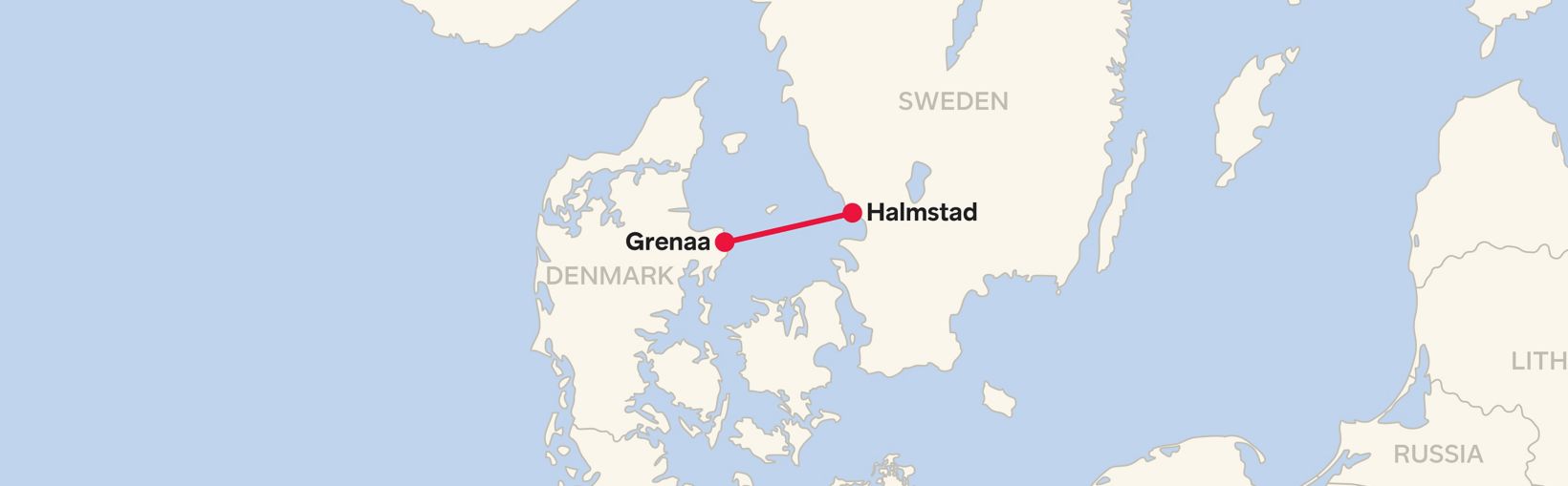 Halmstad - Grenaa Routemap 2025