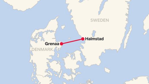 Halmstad - Grenaa Routemap 2025