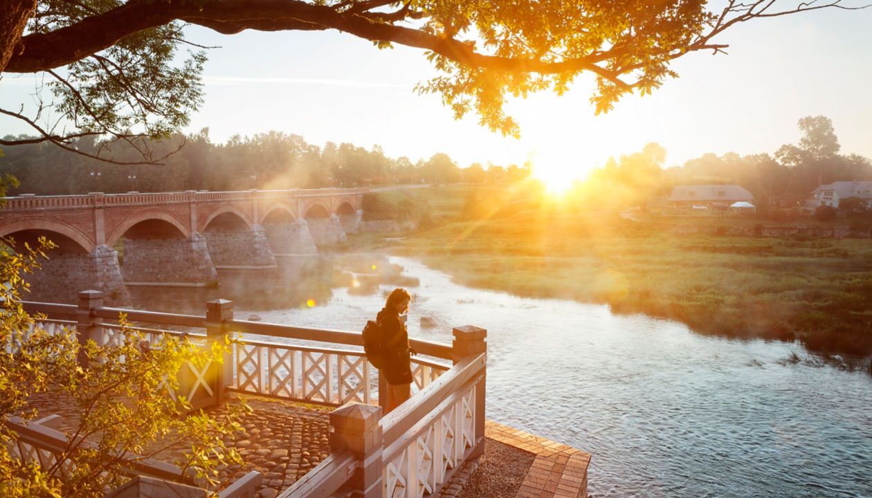 The Old Brick Bridge across the Venta river in Kuldiga - restricted use - Creator: Reinis Hofmanis