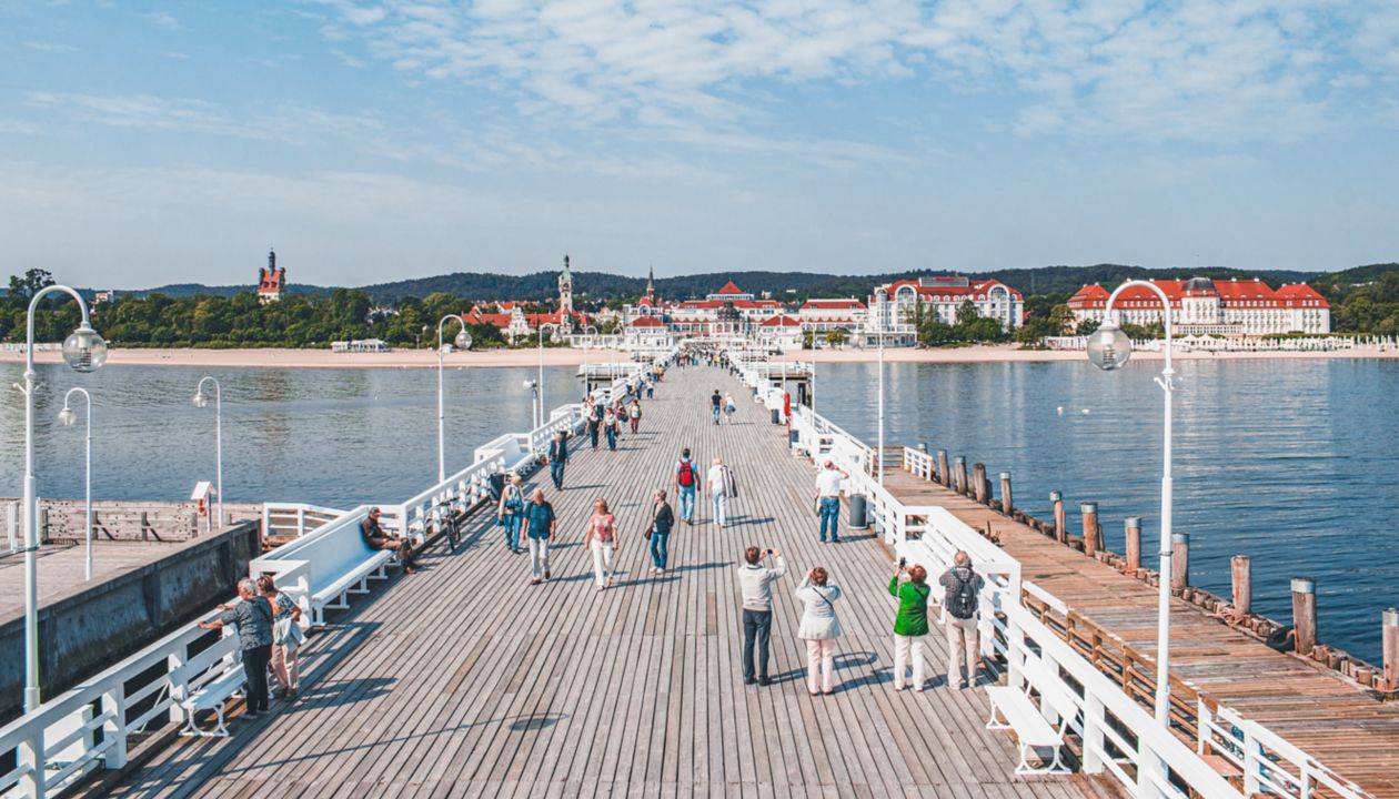 Pier in Sopot (Molo w Sopocie ) Gdynia (Gdingen) pomorskie (Pommern) Polska (Polen)