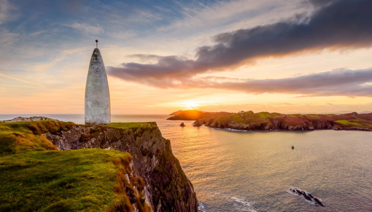 Zachód słońca w West Cork