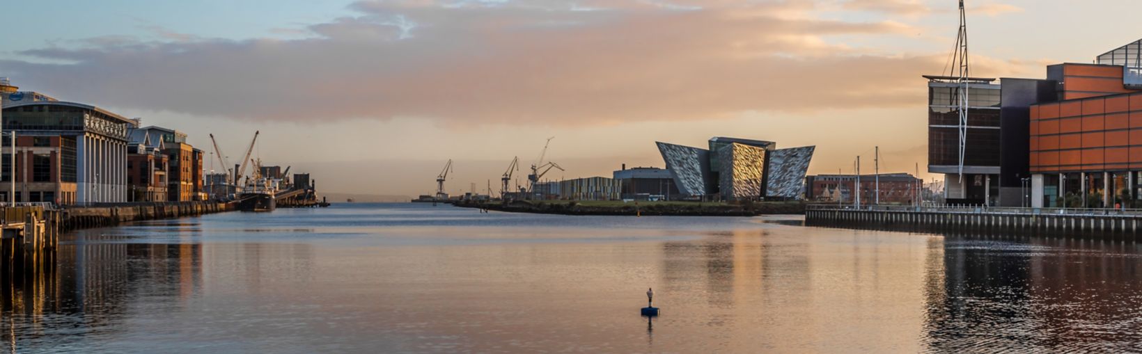 Titanic Belfast in the morning