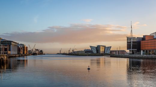 Titanic Belfast in the morning