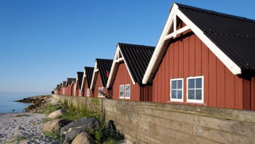 Strandby harbour in summer 2009.