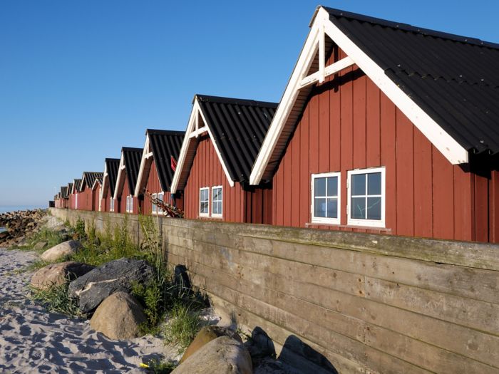 Strandby harbour in summer 2009.