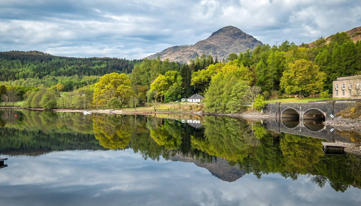 Reflections of Loch Lomond, Scotland