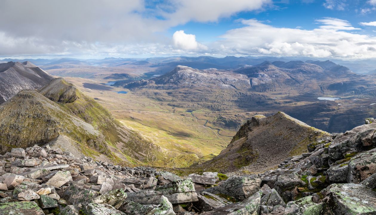 View to Beinn Eighe, Highlands, Scotland