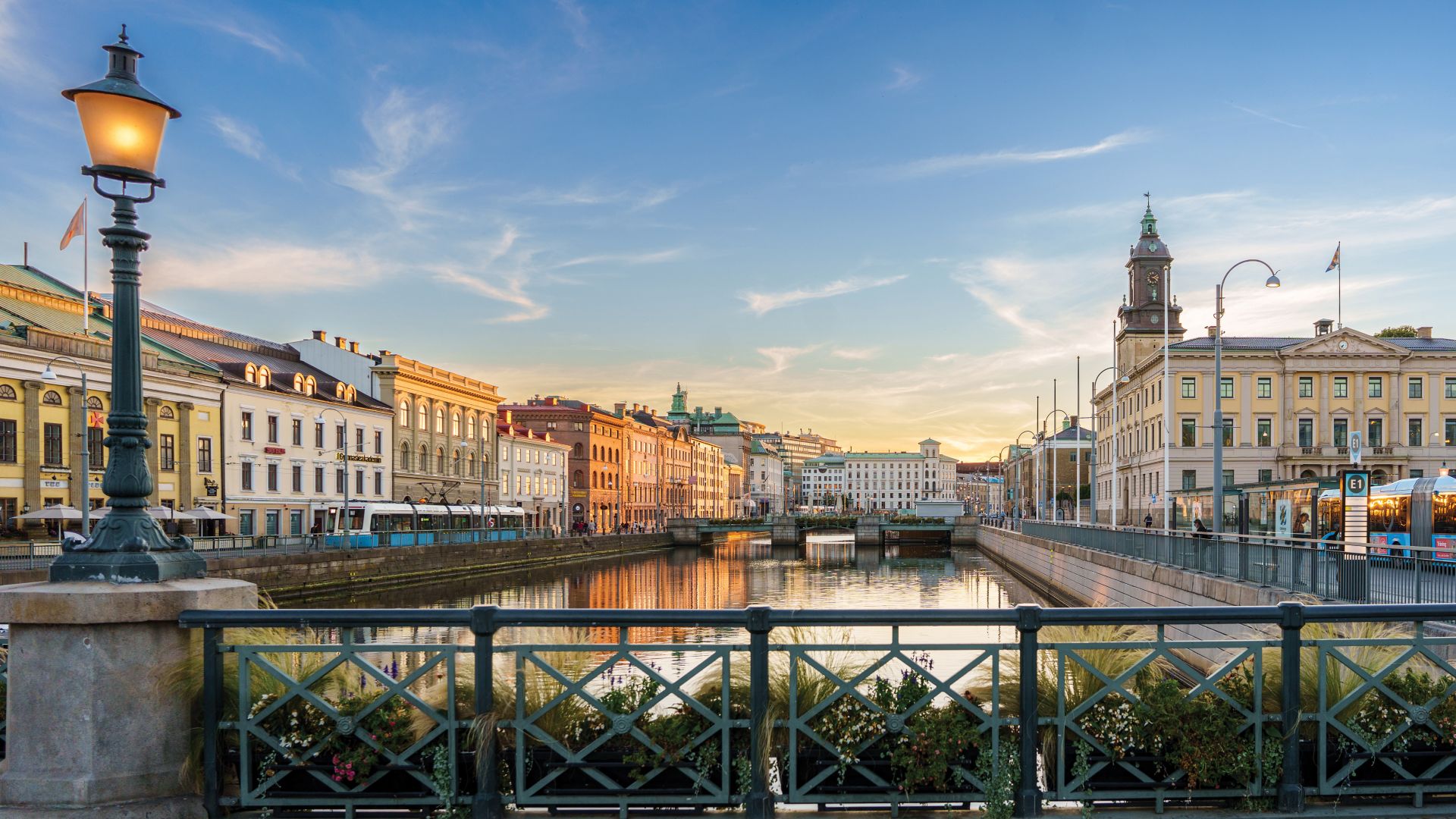 View from the city centre of Gothenburg