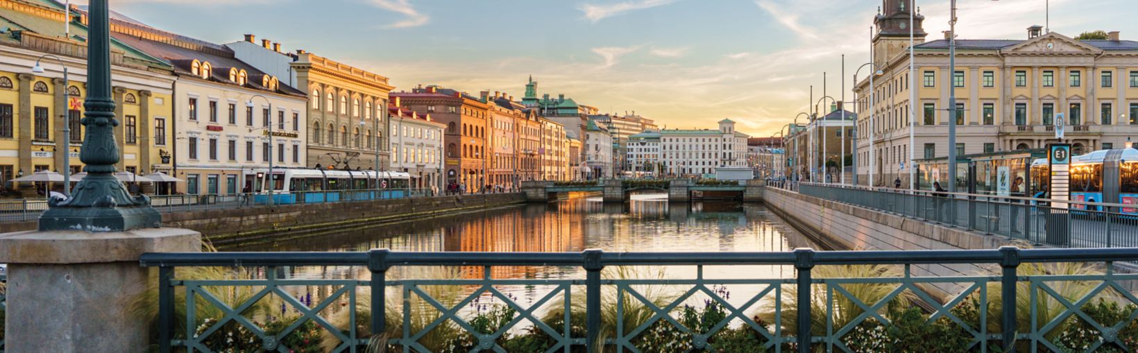 View from the city centre of Gothenburg