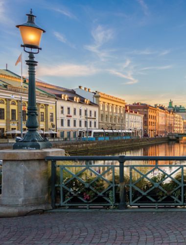 View from the city centre of Gothenburg