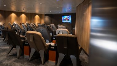 Modern lounge with recliner seats