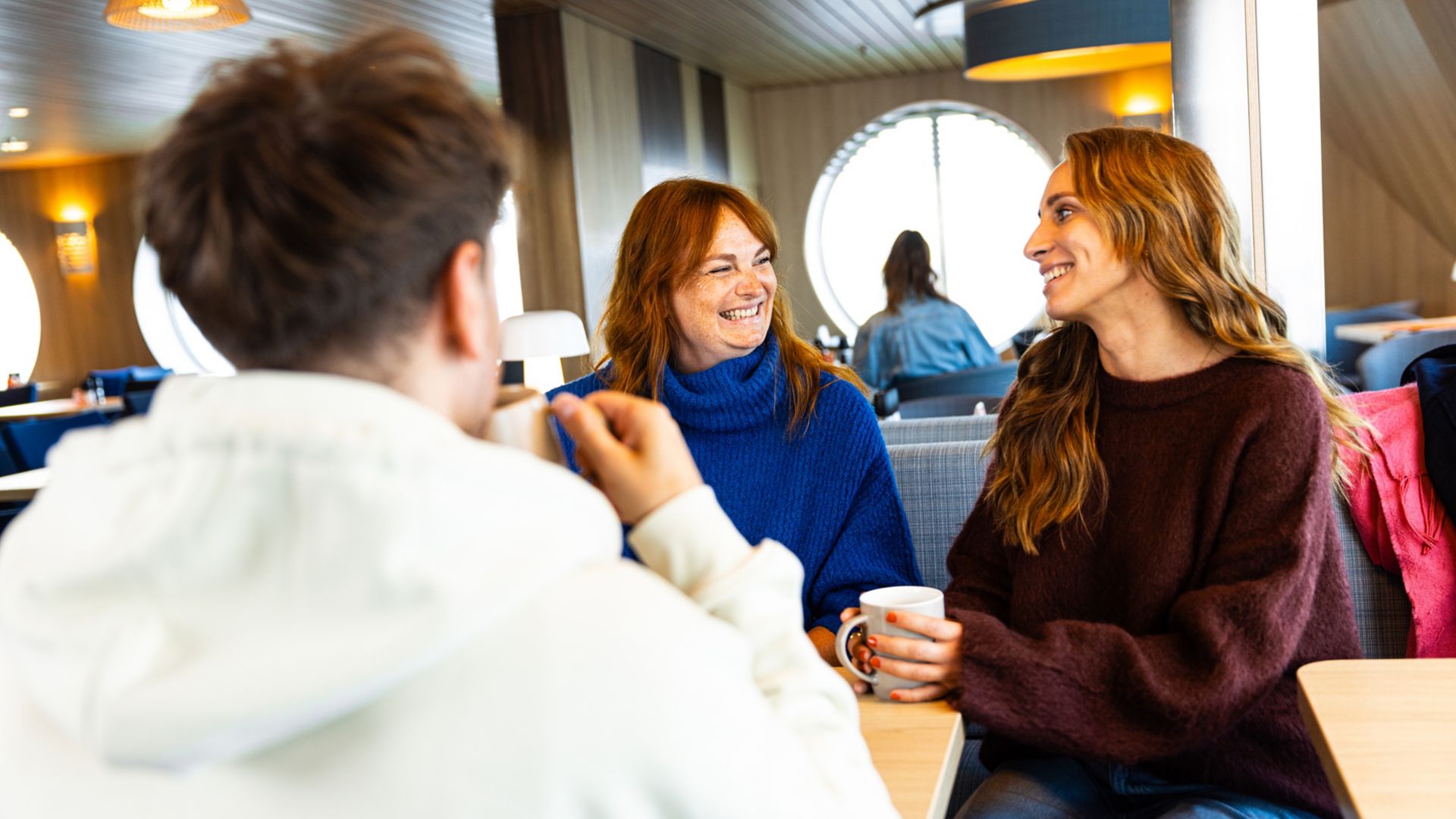 Friends in the cafe