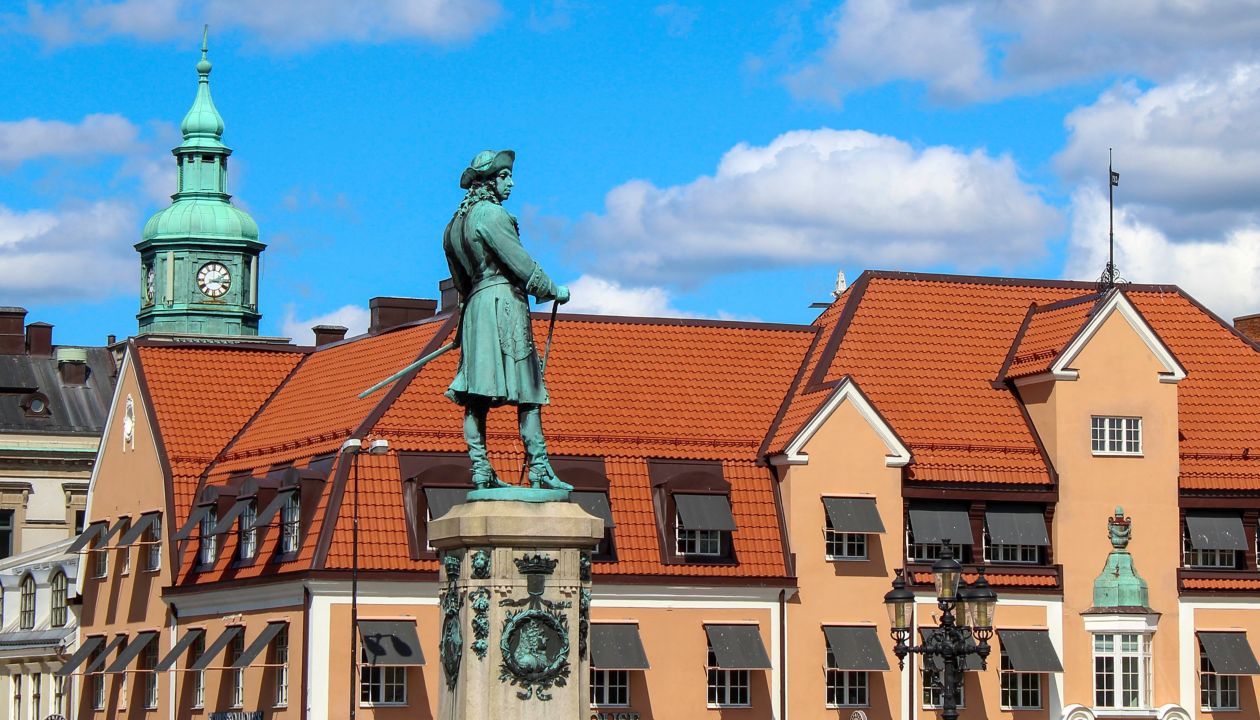 Old city of Karlskrona, Sweden.