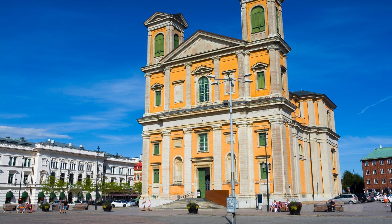 Fredrikskyrkan - Baroque church in Karlskrona, Sweden
