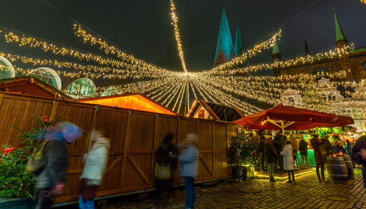 Christmas market in Lubeck 