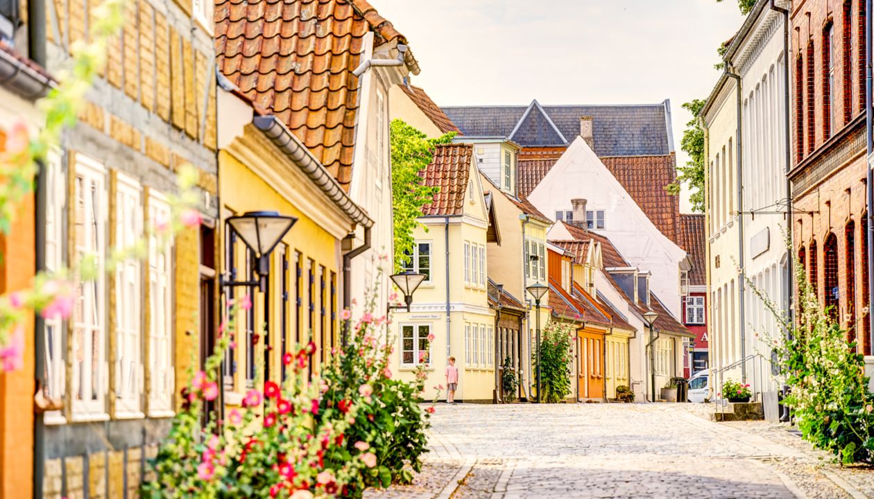 the streets of this thousand-year-old city odense