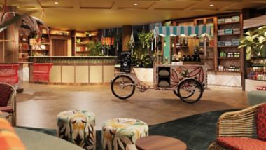 Utsikt över receptionen på Quality Hotel The Reef i Frederikshavn