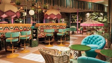 Utsikt över The Social Bar & Bistro på Quality Hotel The Reef i Frederikshavn