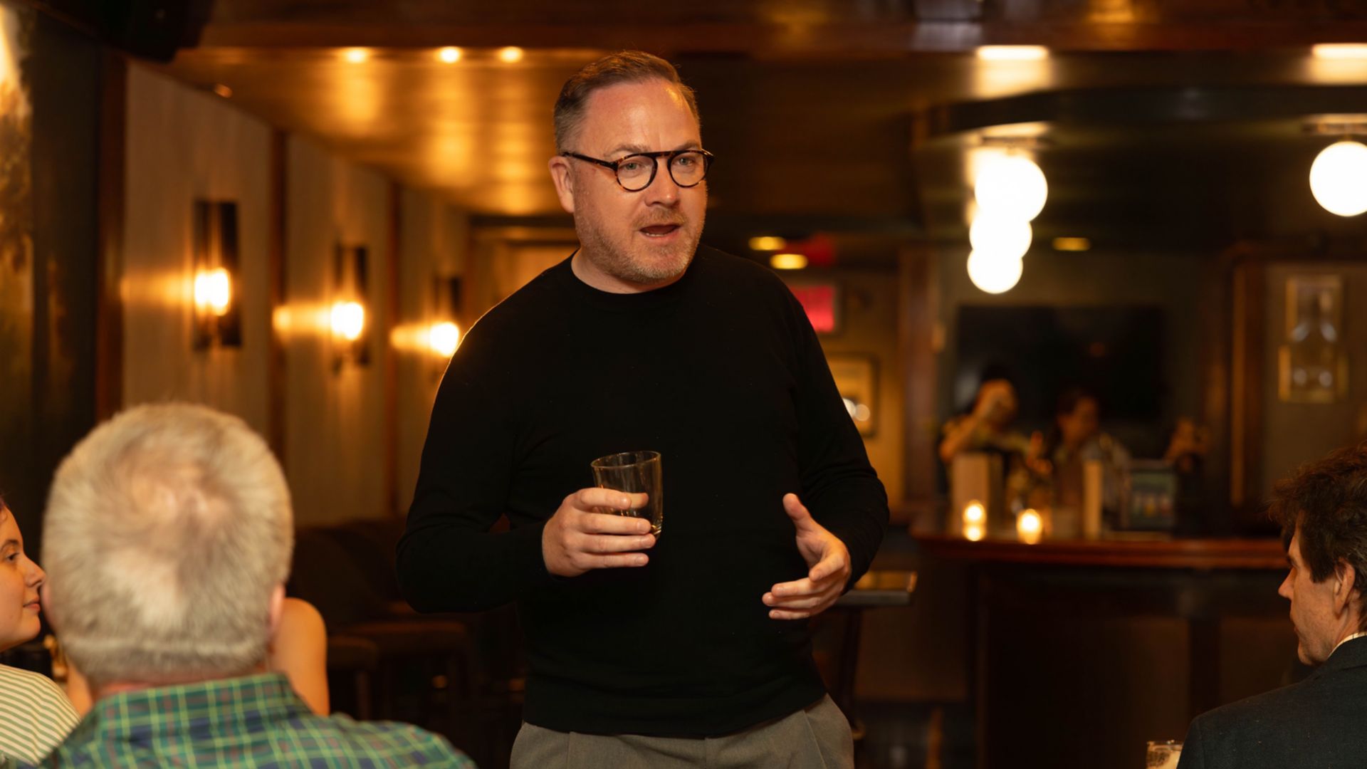 Whiskey tasting and stories with Barry Chandler