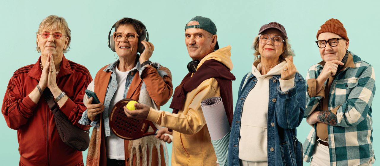 Fem framtida pensionärer